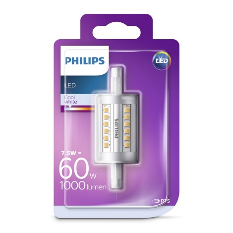 LED-pære Philips R7S/7,5W/230V 4000K 79 mm
