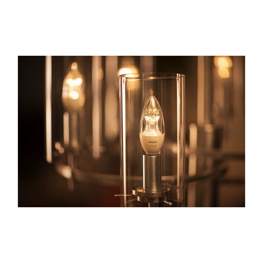 LED-pære Philips SCENE SWITCH B38 E14/5,5W/230V 2200K-2700K