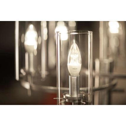 LED-pære Philips SCENE SWITCH B38 E14/5,5W/230V 2200K-2700K