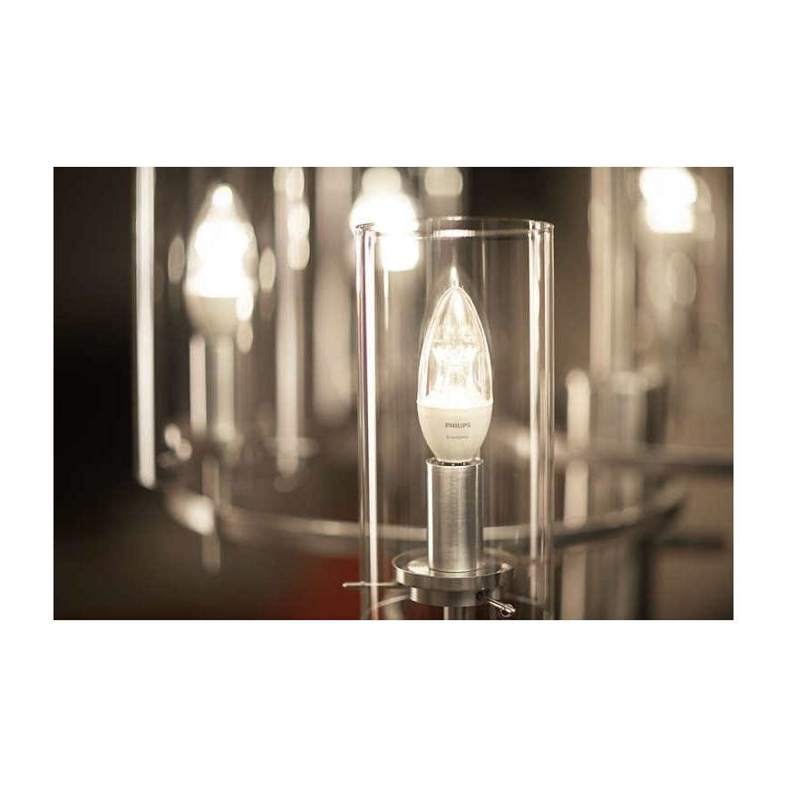 LED-pære Philips SCENE SWITCH B38 E14/5,5W/230V 2200K-2700K