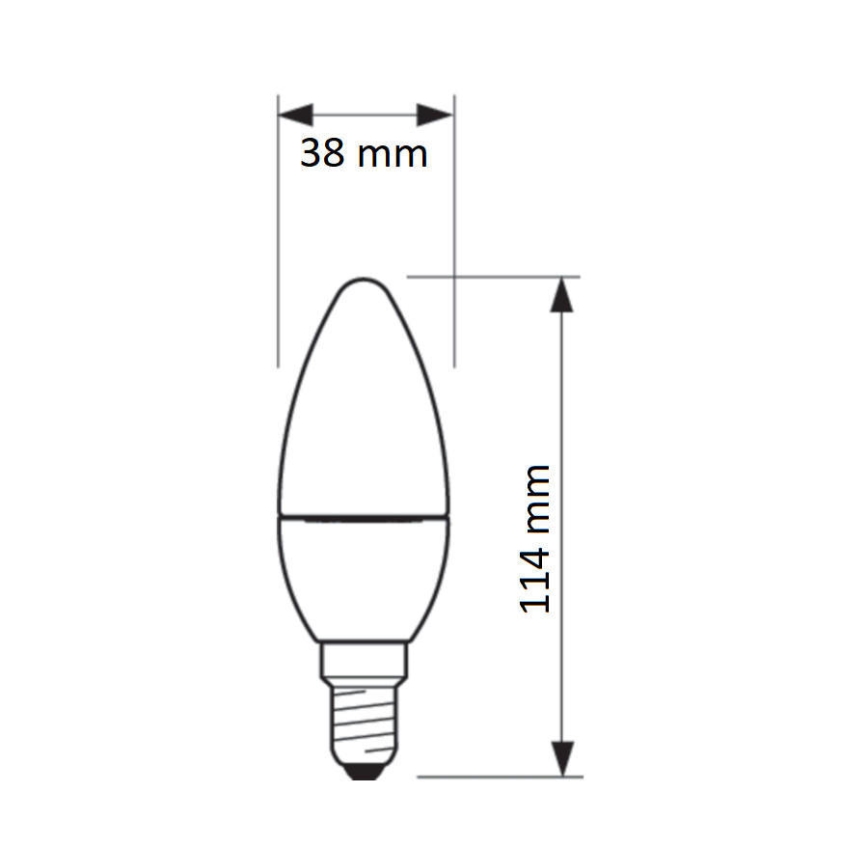 LED-pære Philips SCENE SWITCH B38 E14/5,5W/230V 2200K-2700K