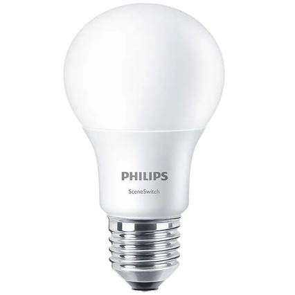 LED-pære Philips SCENE SWITCH E27/9,5W/230V 2700K/4000K