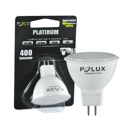 LED pære PLATINUM GU5,3/MR16/4,9W/12V 3000K