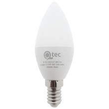 LED-pære Qtec C35 E14/5W/230V 2700K