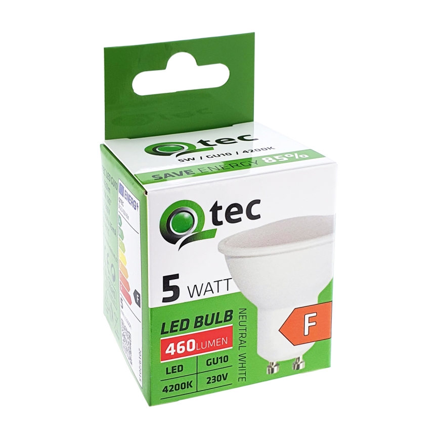 LED-pære Qtec GU10/5W/230V 4200K