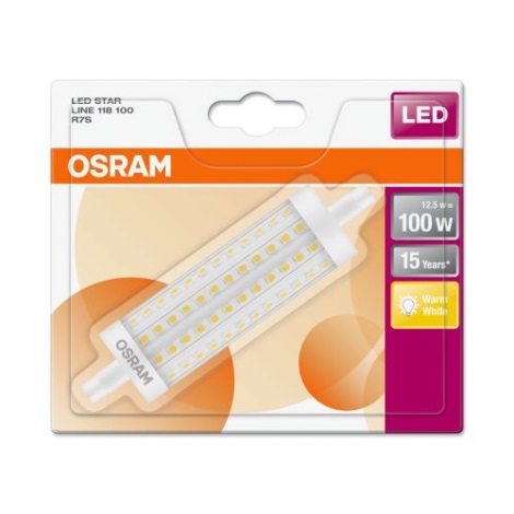 LED-pære R7s/12,5W/230V 2700K - Osram 118 mm