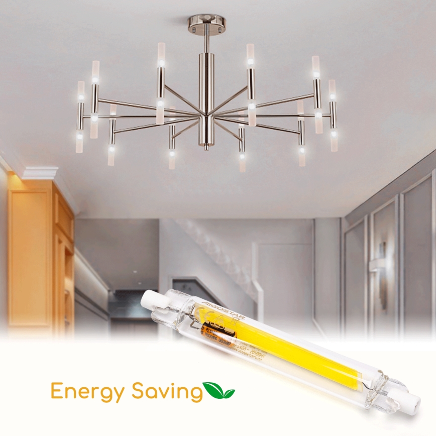 LED-pære R7s/8W/230V 3000K - Aigostar