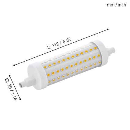 LED-pære R7S/9W/230V 2700K 118 mm - Eglo 11831