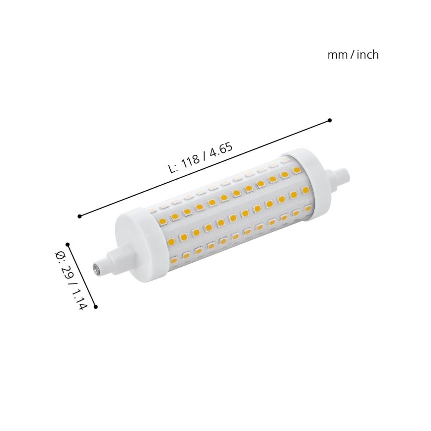 LED-pære R7S/9W/230V 2700K 118 mm - Eglo 11831