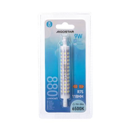 LED-pære R7S/9W/230V 6500K - Aigostar