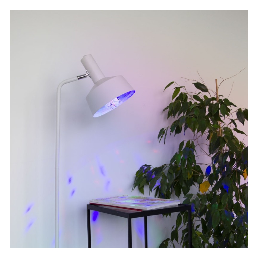LED-pære RGB-farver DISCO A60 E27/3W/230V