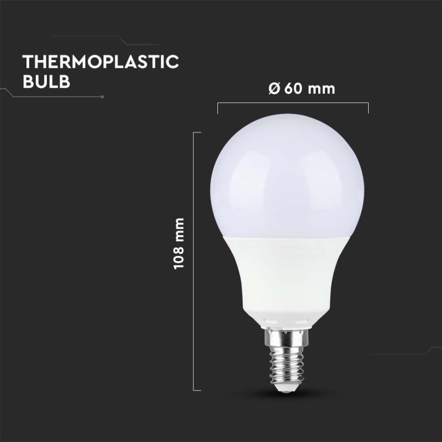 LED-pære SAMSUNG CHIP A60 E14/8,5W/230V 4000K