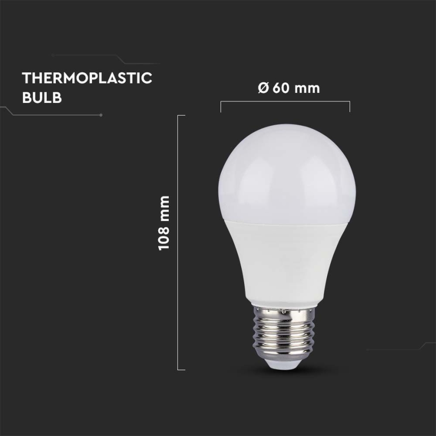 LED-pære SAMSUNG CHIP A60 E27/8,5W/230V 3000K