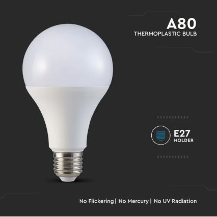 LED-pære SAMSUNG CHIP A80 E27/20W/230V 6500K