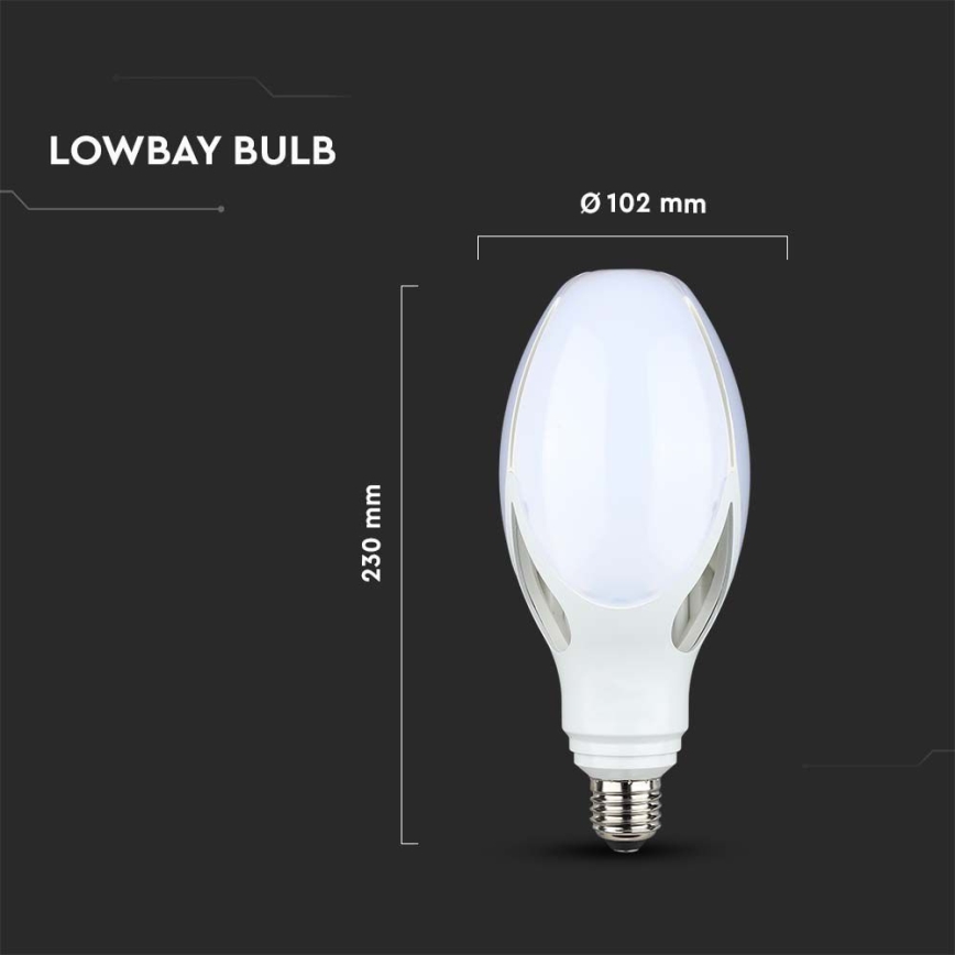 LED-pære SAMSUNG CHIP E27/36W/230V 6500K