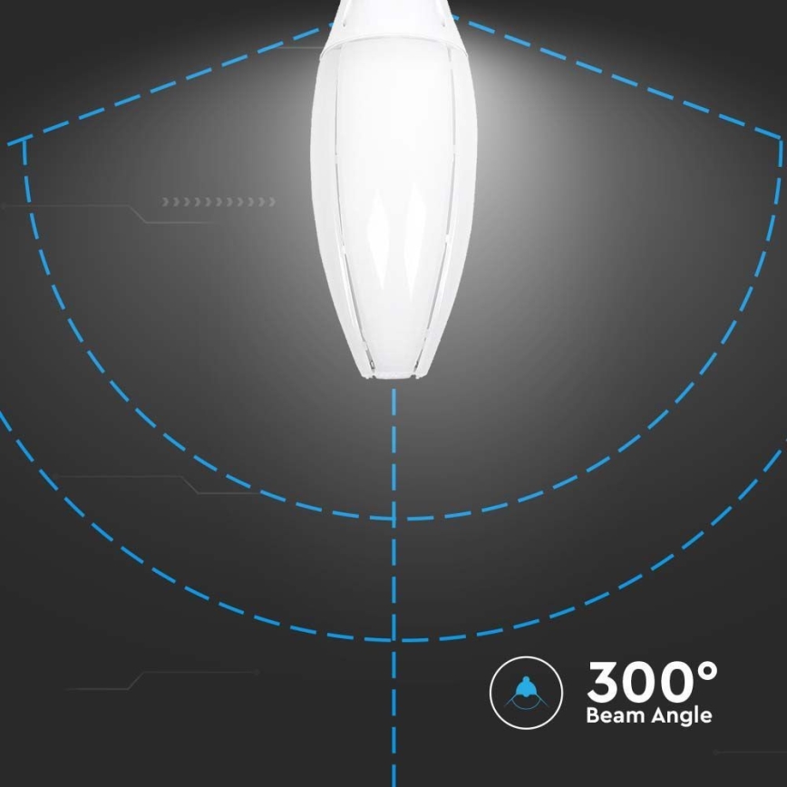 LED-pære SAMSUNG CHIP E40/60W/230V 4000K