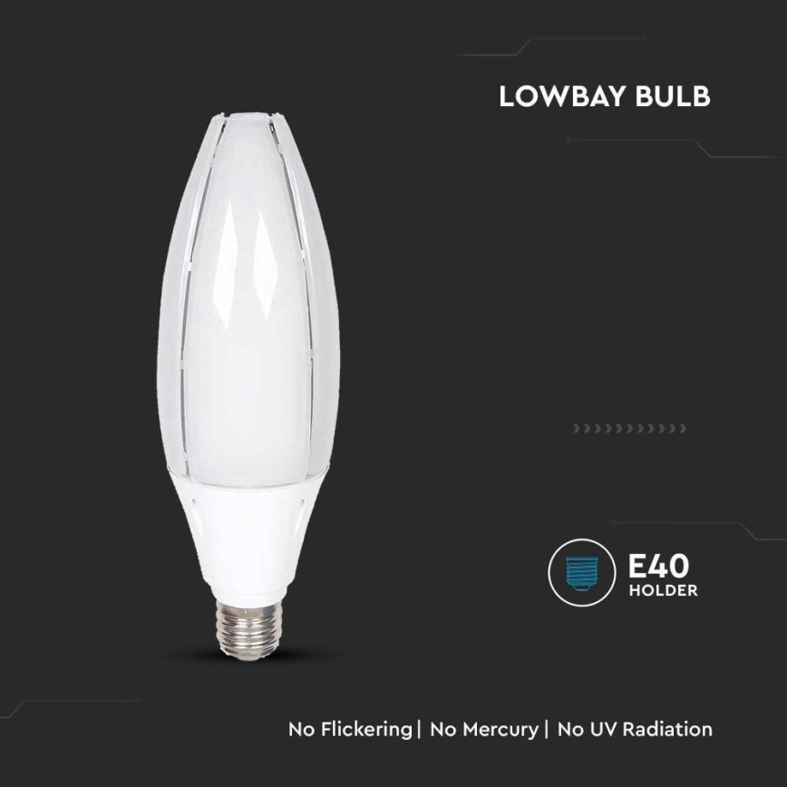 LED-pære SAMSUNG CHIP E40/60W/230V 4000K