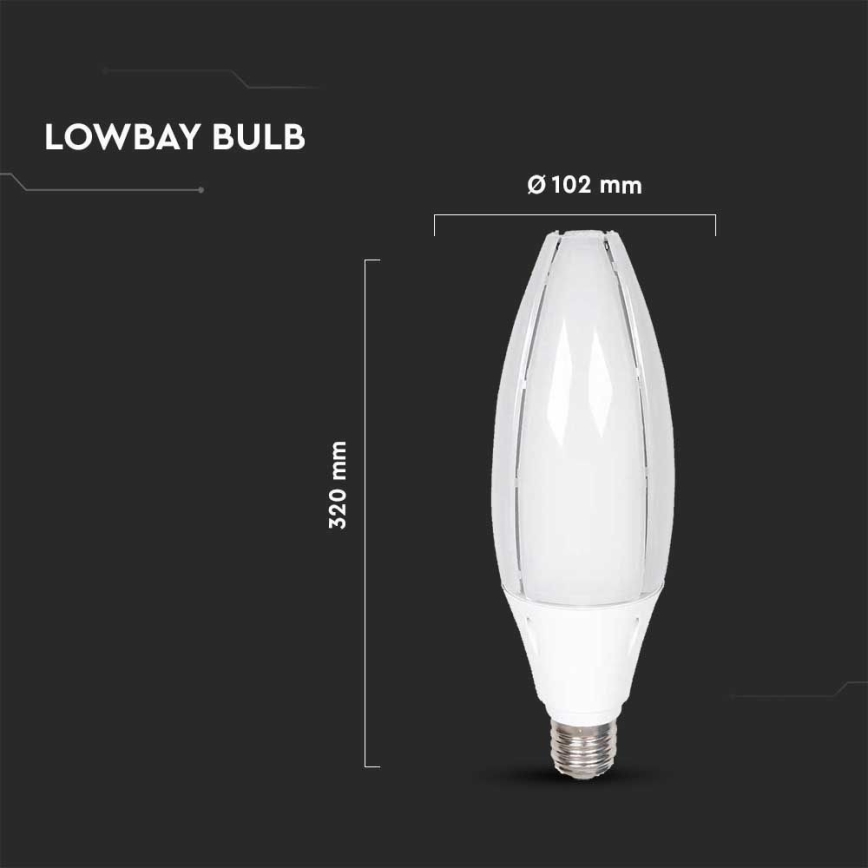 LED-pære SAMSUNG CHIP E40/60W/230V 4000K
