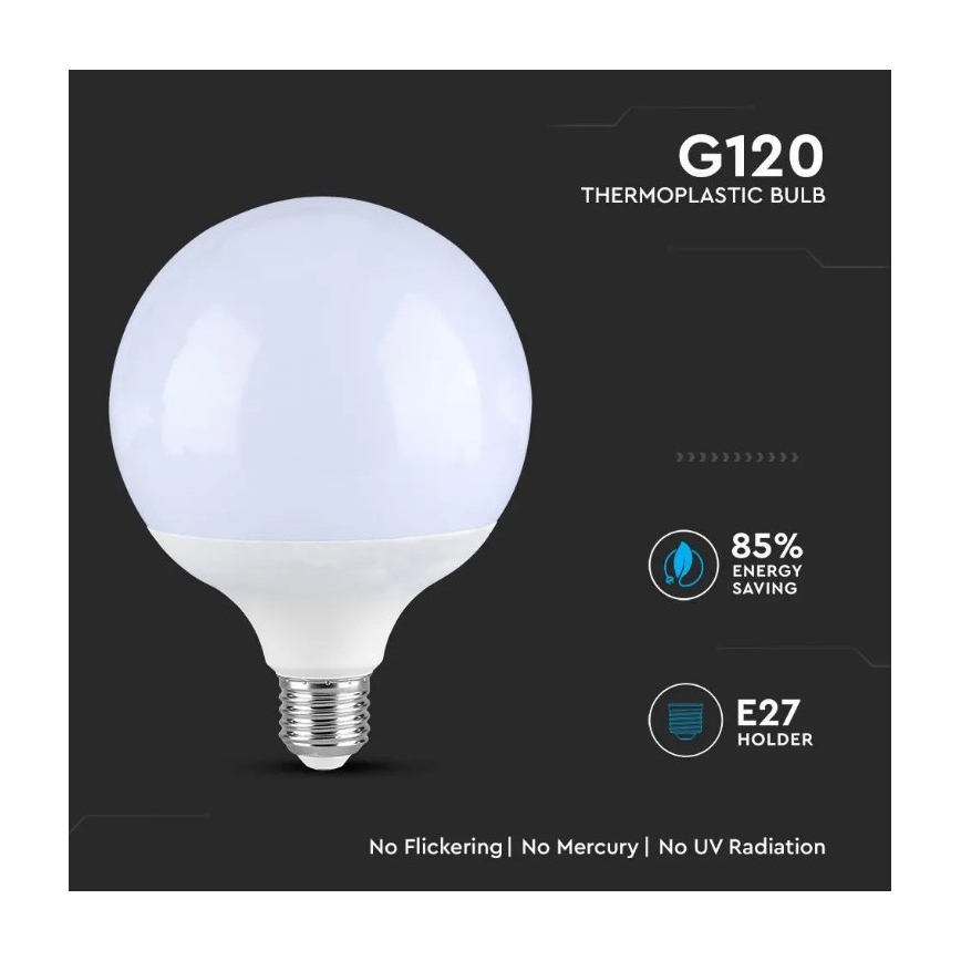 LED-pære SAMSUNG CHIP G120 E27/18W/230V 6400K