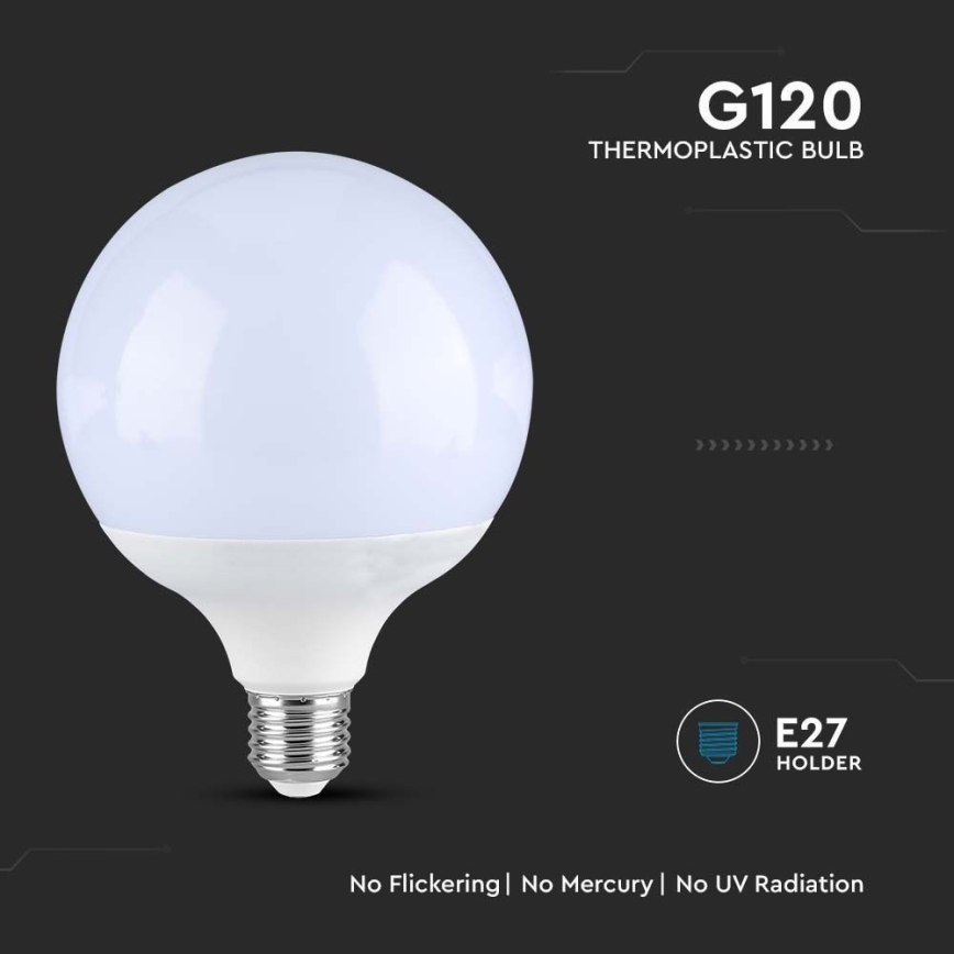 LED-pære SAMSUNG CHIP G120 E27/22W/230V 4000K