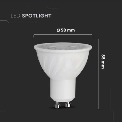 LED-pære SAMSUNG CHIP GU10/6W/230V 3000K