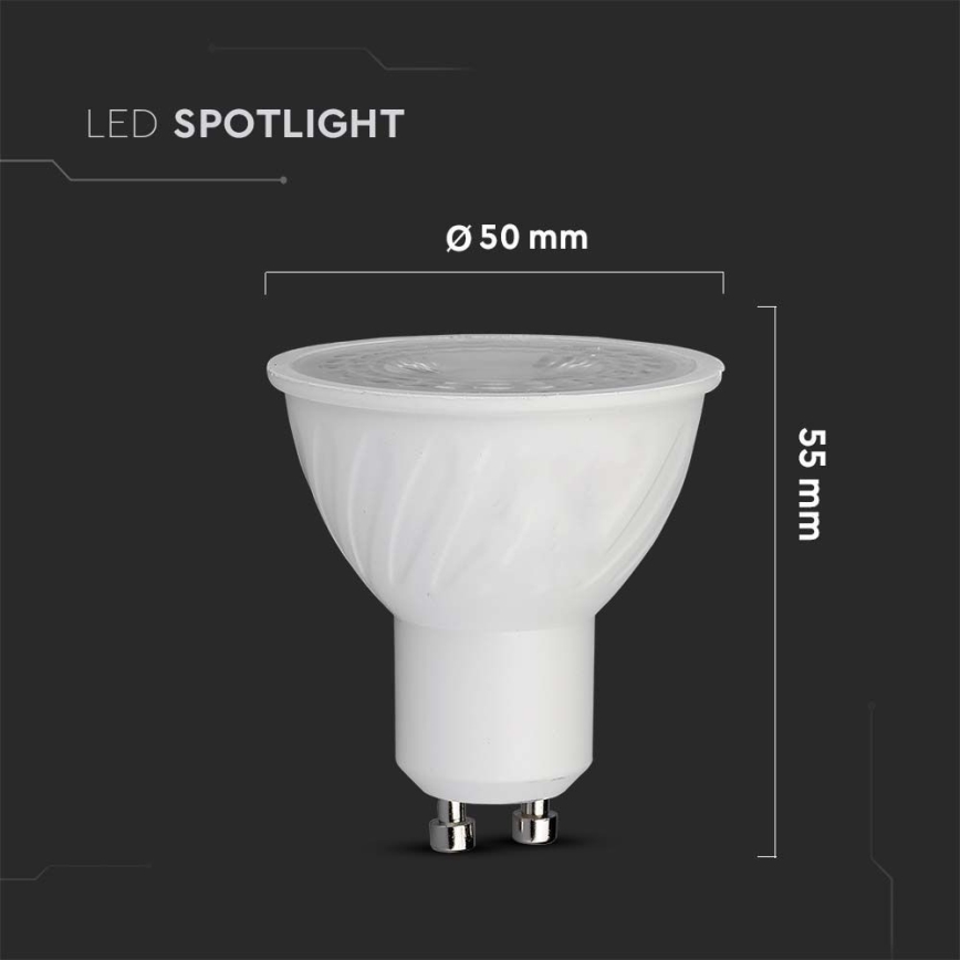 LED-pære SAMSUNG CHIP GU10/6W/230V 4000K