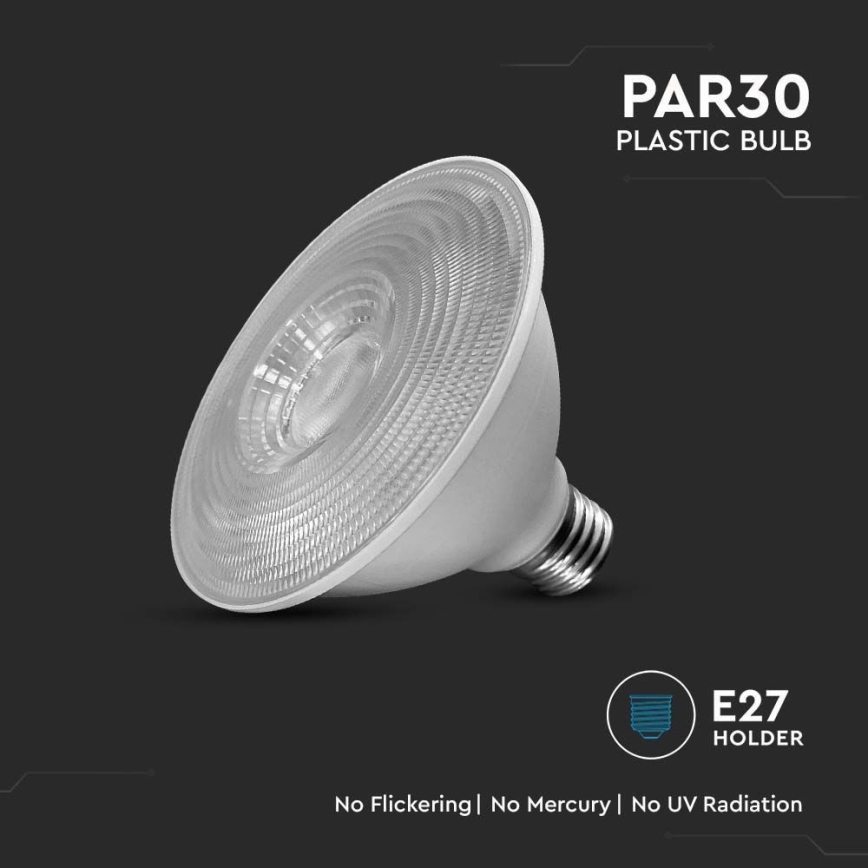 LED-pære SAMSUNG CHIP PAR30 E27/11W/230V 6500K