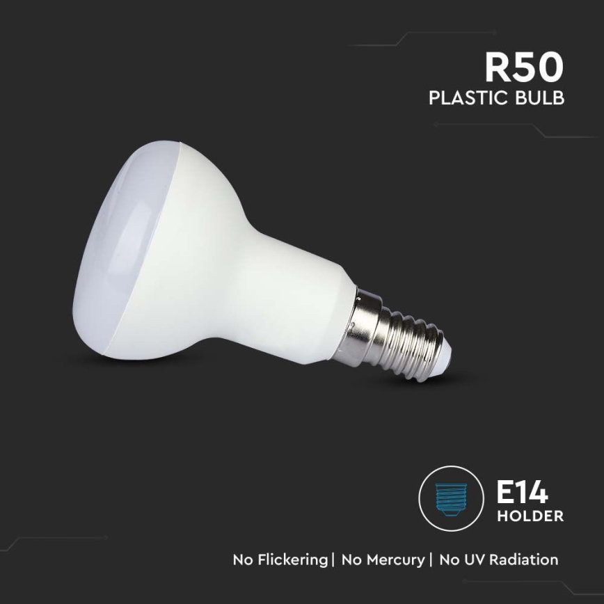 LED-pære SAMSUNG CHIP R50 E14/4,8W/230V 3000K