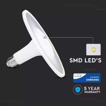 LED-pære SAMSUNG CHIP UFO E27/11W/230V 120° 3000K