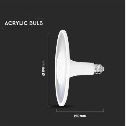 LED-pære SAMSUNG CHIP UFO E27/11W/230V 120° 3000K