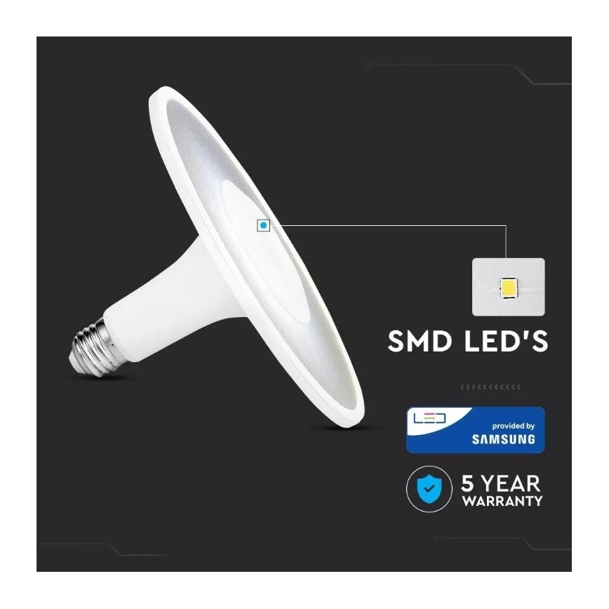LED-pære SAMSUNG CHIP UFO E27/11W/230V 120° 4000K
