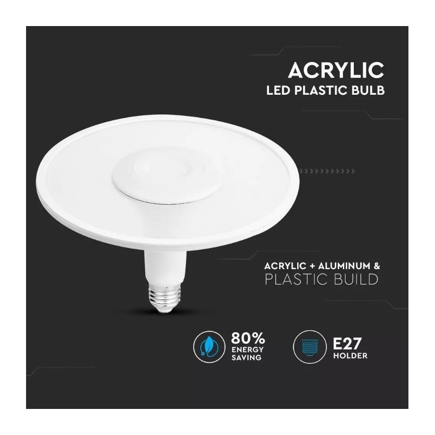 LED-pære SAMSUNG CHIP UFO E27/11W/230V 120° 4000K