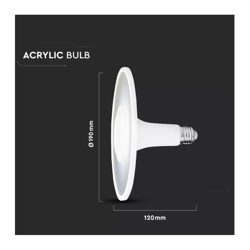 LED-pære SAMSUNG CHIP UFO E27/11W/230V 120° 4000K