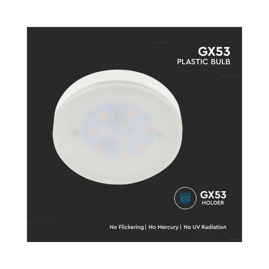 LED-pære SAMSUNG CHIP GX53/6,4W/230V 6500K