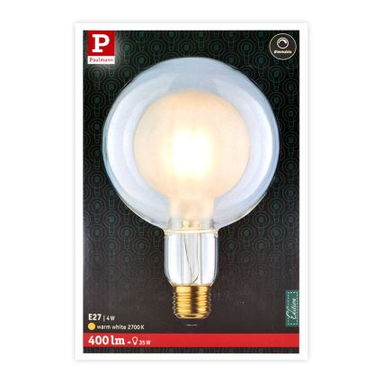 LED-pære SHAPE G125 E27/4W/230V 2700K - Paulmann 28764