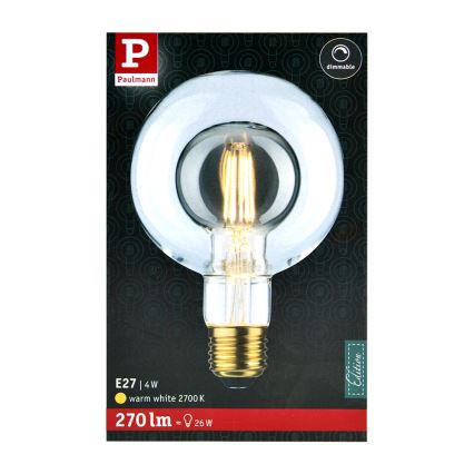 LED-pære SHAPE G95 E27/4W/230V 2700K - Paulmann 28766