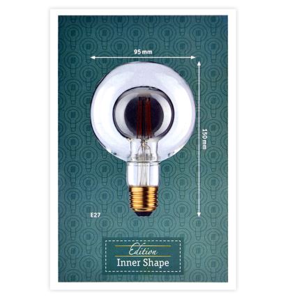 LED-pære SHAPE G95 E27/4W/230V 2700K - Paulmann 28766