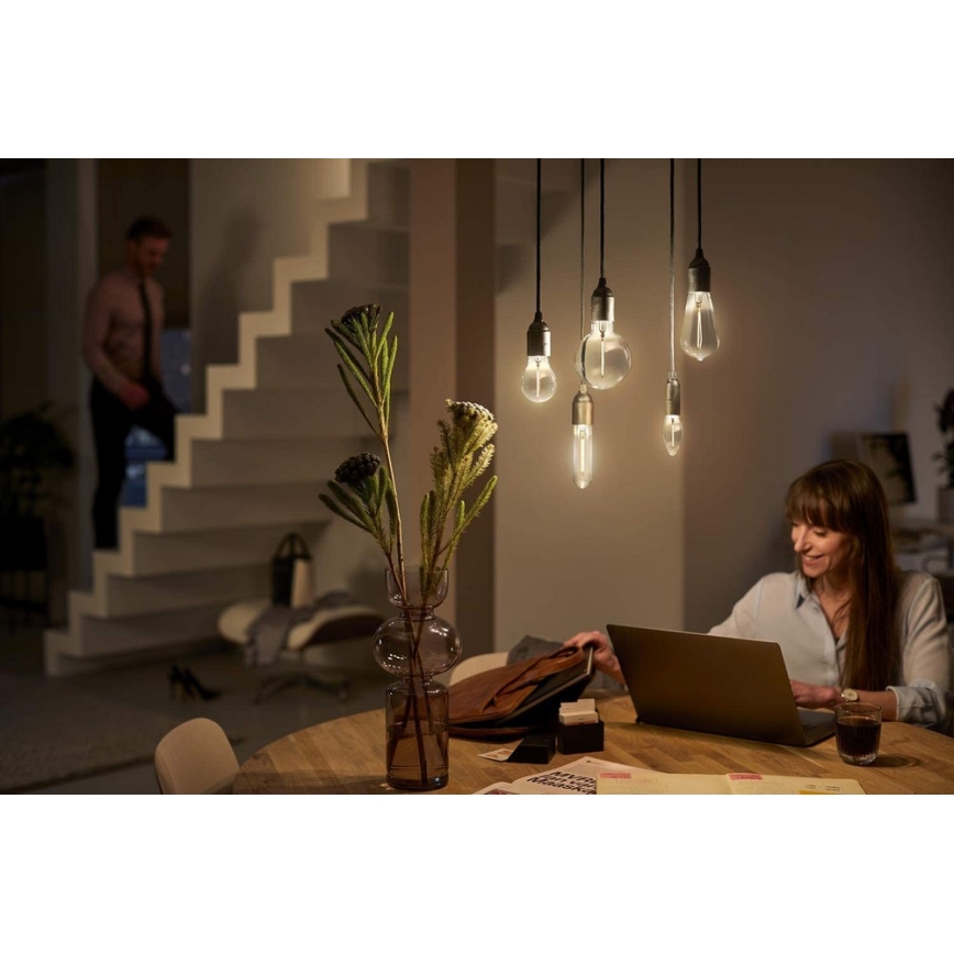 LED-pære SMOKY VINTAGE Philips A60 Eye Comfort E27/2,3W/230V 2700K