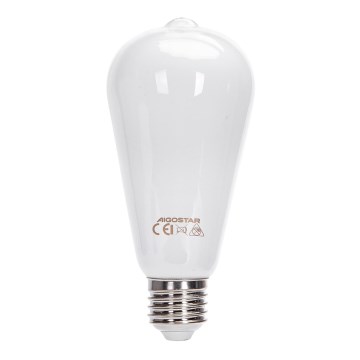 LED-pære ST64 E27/12W/230V 320° 2700K - Aigostar