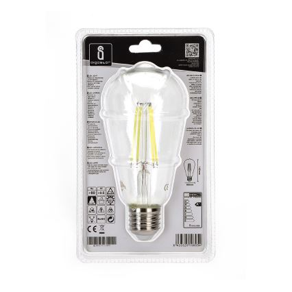 LED-pære ST64 E27/8W/230V 6500K - Aigostar