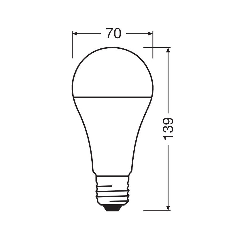 LED-pære STAR E27/19W/230V 6500K - Osram