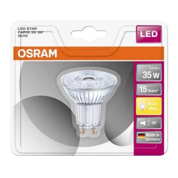 LED-pære STAR GU10/3W/230V 2700K - Osram