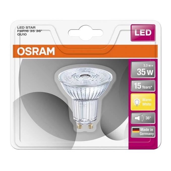 LED-pære STAR GU10/3W/230V 2700K - Osram