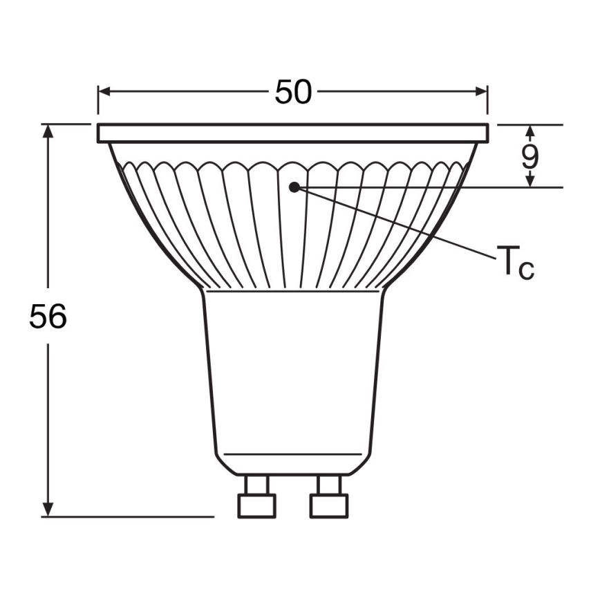 LED-pære STAR PAR16 GU10/4,3W/230V 4000K 120° - Osram