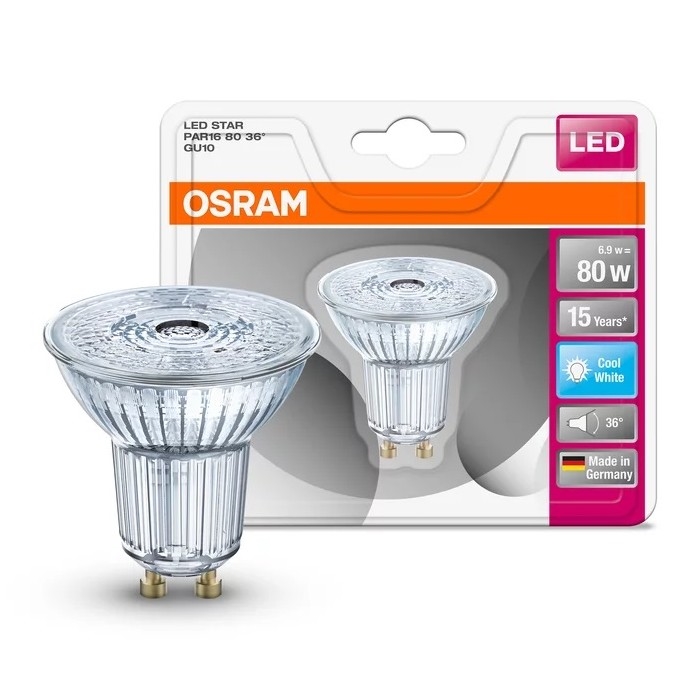 LED-pære STAR PAR16 GU10/6,9W/230V 4000K - Osram