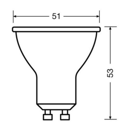 LED-pære STAR PAR16 GU10/6,9W/230V 4000K - Osram