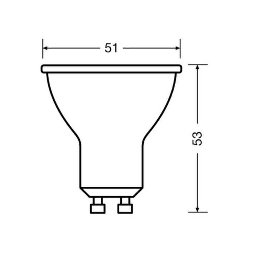 LED-pære STAR PAR16 GU10/6,9W/230V 4000K - Osram