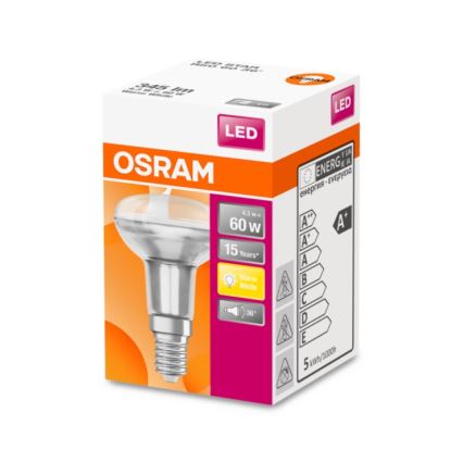 LED pære STAR R50 E14/4,3W/230V 2700K - Osram