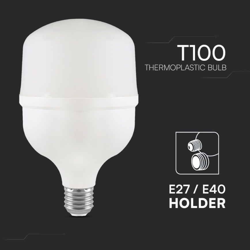 LED-pære T100 E27/30W/230V 6500K