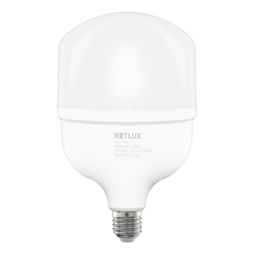 LED-pære T120 E27/40W/230V 3000K